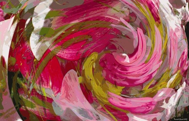 Digitale Kunst getiteld "Rhythms of Spring #…" door Kenneth Grzesik, Origineel Kunstwerk, Digitaal Schilderwerk