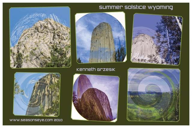 Digital Arts titled "Summer Solstice Wyo…" by Kenneth Grzesik, Original Artwork, Photo Montage