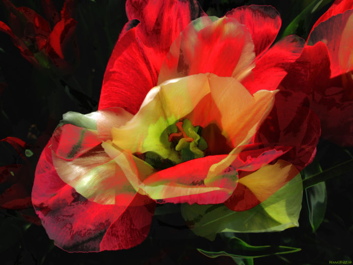 Digital Arts titled "Spring 6" by Kenneth Grzesik, Original Artwork, Digital Painting