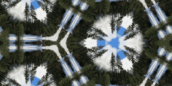 Digital Arts titled "Winter Crystal 7" by Kenneth Grzesik, Original Artwork, Digital Painting
