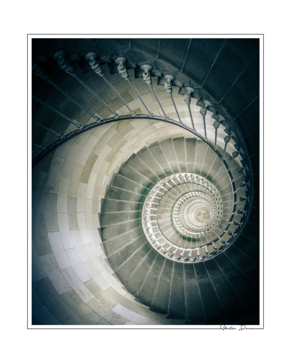 Photographie intitulée "Spirale marine" par Sébastien Bance, Œuvre d'art originale, Photographie numérique