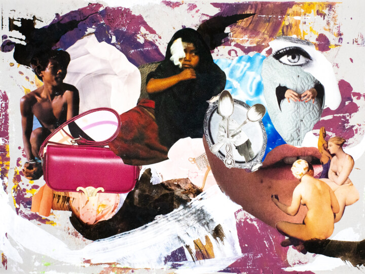 Collages titulada "Fashion Victims / S…" por Sebastian Herrling, Obra de arte original, Collages