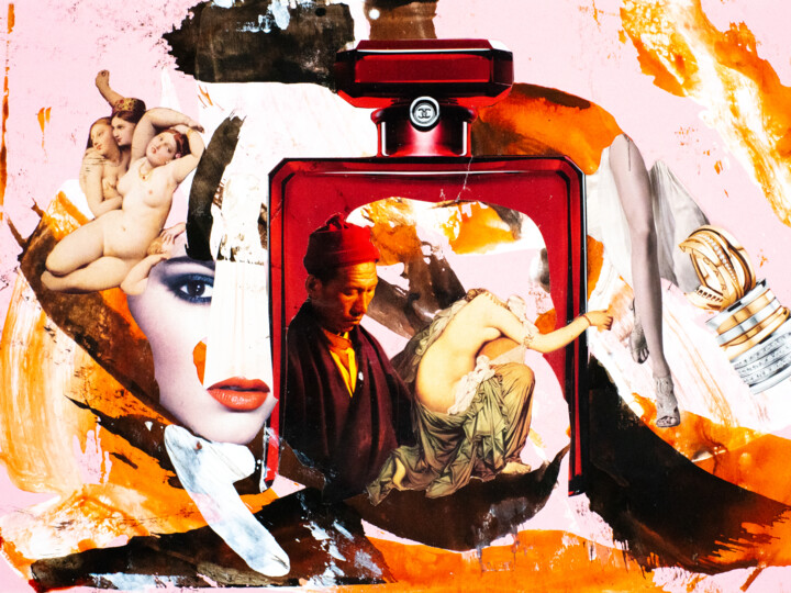 Collages getiteld "Fashion Victims / S…" door Sebastian Herrling, Origineel Kunstwerk, Collages