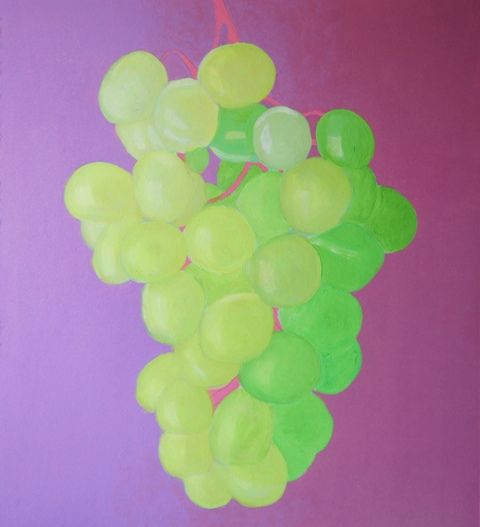 Painting titled "raisin" by Sebastian Ponchaut (sterton), Original Artwork
