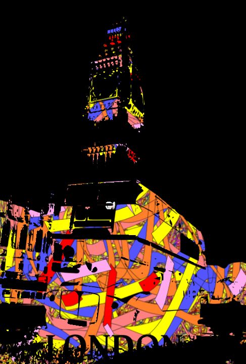 "London color" başlıklı Dijital Sanat Mose tarafından, Orijinal sanat, 2D Dijital Çalışma