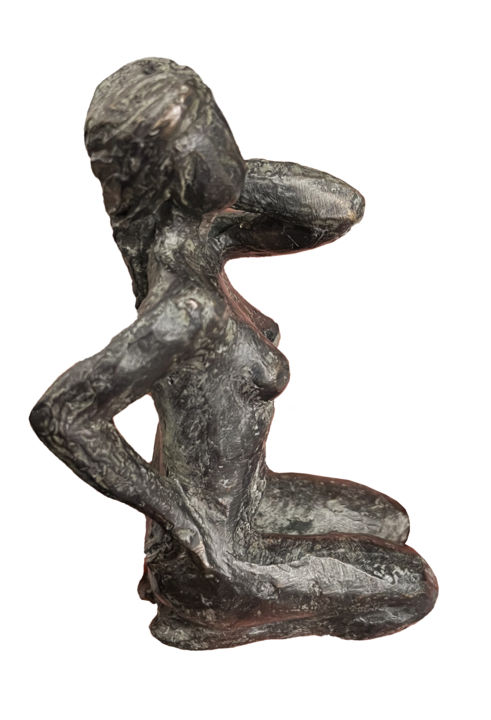 「Joyau I」というタイトルの彫刻 Sébastien Langloÿsによって, オリジナルのアートワーク, ブロンズ