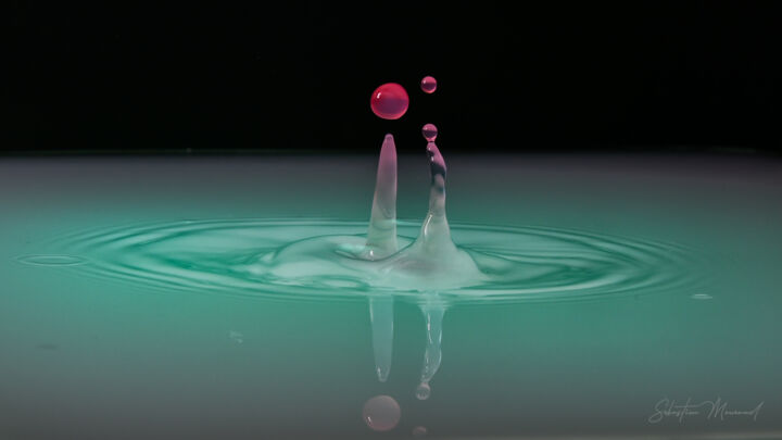 Photography titled "Douceur liquide" by Sébastien Mouraud, Original Artwork, Analog photography