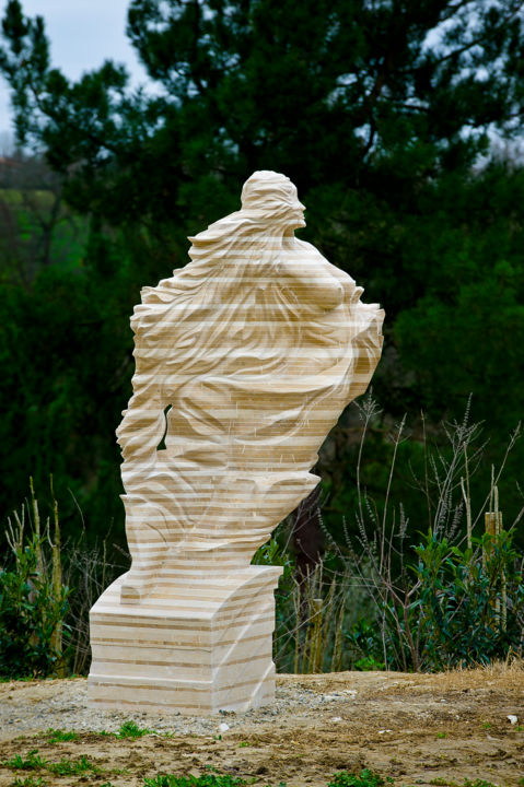 Sculpture titled "La Femme Amoureuse…" by Sébastien Taille Sculpteur, Original Artwork