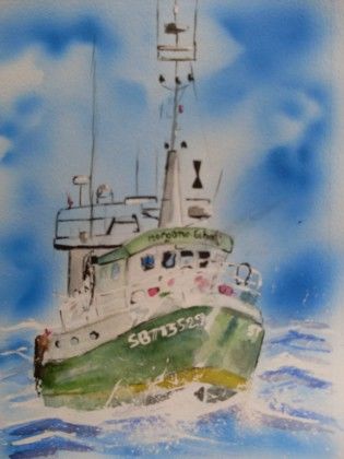 Peinture intitulée "Morgane bihan" par Sébastien Pape, Œuvre d'art originale,