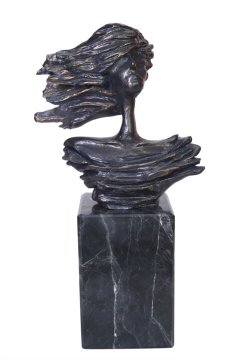 Sculpture titled "Breeze" by Seda Eyuboglu, Original Artwork, Clay