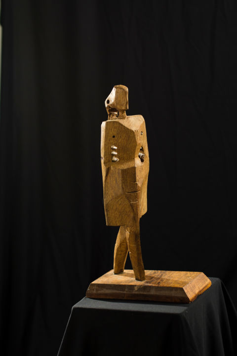 Sculpture titled "Ina" by Jivko Sedlarski, Original Artwork, Wood