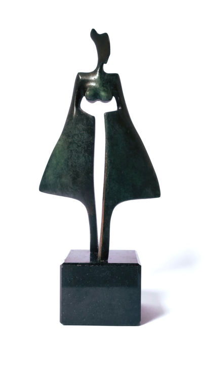 Sculpture titled "Défilé-I" by Jivko Sedlarski, Original Artwork, Bronze