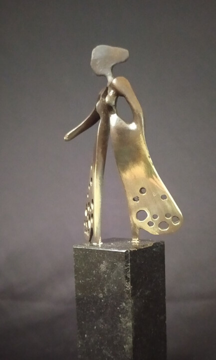 Sculpture intitulée "Défile-IV" par Jivko Sedlarski, Œuvre d'art originale, Bronze