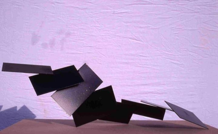 Скульптура под названием "Acier4" - Jivko Sedlarski, Подлинное произведение искусства, Металлы