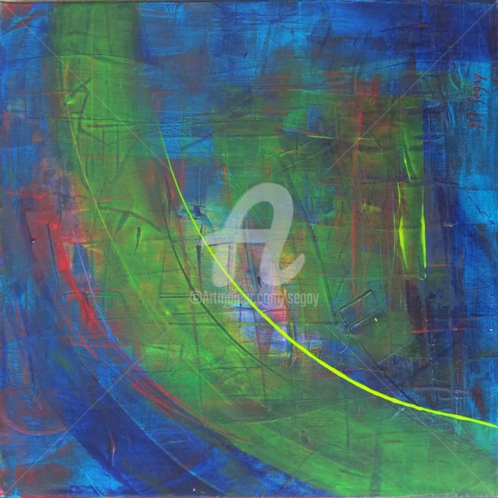 Peinture intitulée "Sans titre 6" par J M Segay, Œuvre d'art originale, Acrylique