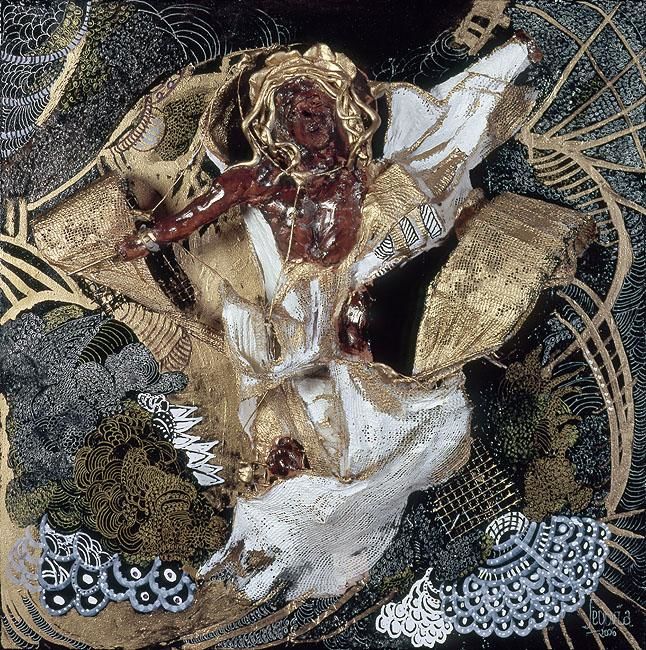 Pintura titulada "CRISTO 5" por Segovia, Obra de arte original
