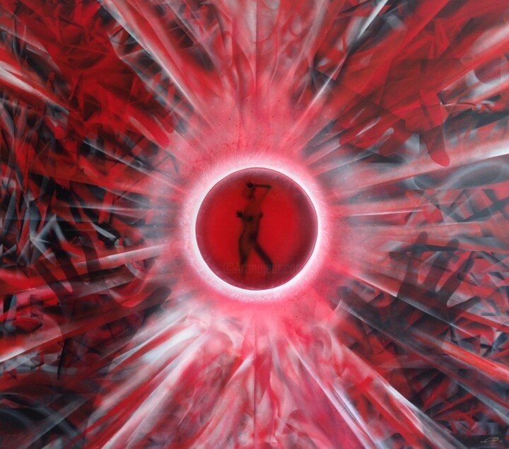 Pintura titulada "CONTRADICTION" por Segutoart, Obra de arte original, Pintura al aerosol Montado en Bastidor de camilla de…