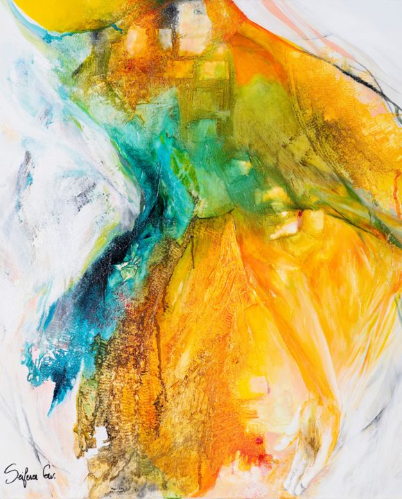 Peinture intitulée "La source" par Seiferer Gw, Œuvre d'art originale, Acrylique