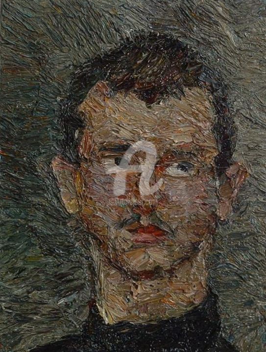 Painting titled "VITALIC" by Ilies Olga, Original Artwork, Oil