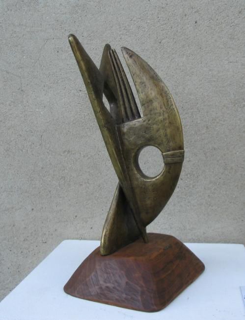 Sculpture intitulée "Antelope" par Sekou, Œuvre d'art originale