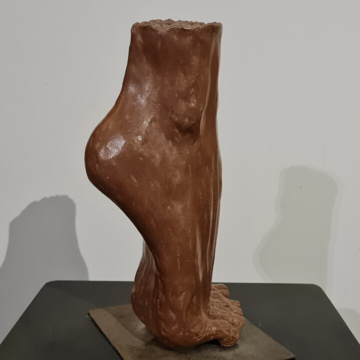 Escultura intitulada "Demi pointe" por Sel Sculpture, Obras de arte originais, Terracota