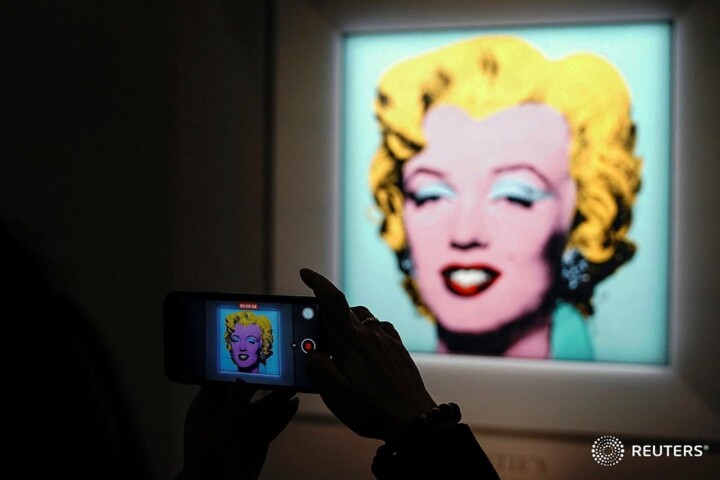 Record : Le portrait  de Marilyn Monroe par Andy Warhol s'est vendu pour 195 millions de dollars