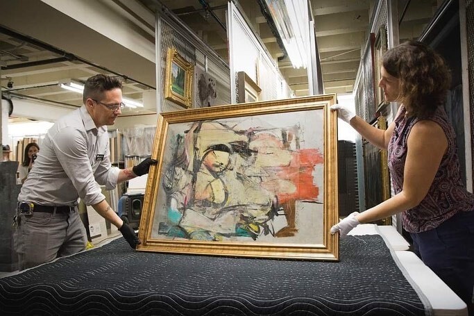 A Willem de Kooning's painting, which had been missing for 30 years due to a heist, will be on display this summer at the Getty Center in Los Angeles