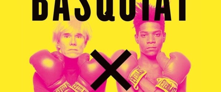 Artistas Jean-Michel Basquiat e Andy Warhol reunidos em Paris