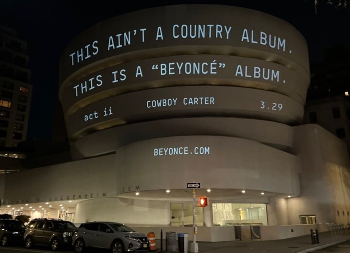 Guggenheim Müzesi Beyoncé'nin Tanıtım Projeksiyonunu Onaylamadı