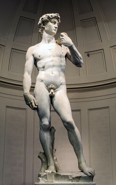 Страх оскорбить эмиратцев, личные части статуи Давида Микеланджело подверглись цензуре на выставке Dubai Expo