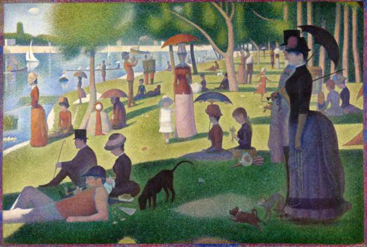 Een zondagmiddag op het eiland La Grande Jatte door Georges Seurat
