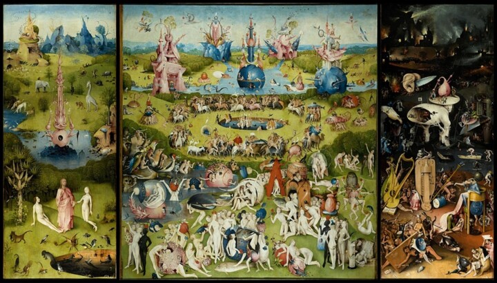 O Jardim das Delícias Terrenas de Hieronymus Bosch