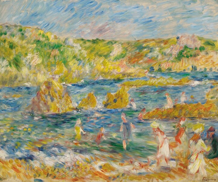 Des vues de Renoir de  Guernesey seront exposées ensemble pour la première fois sur l'île