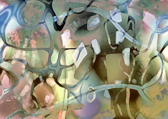 Digital Arts titled "Encounter" by Albert Sellaman, Original Art,