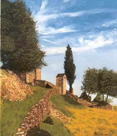 Painting titled "ARAGON" by Jean-Claude Selles Brotons, Original Artwork, Oil