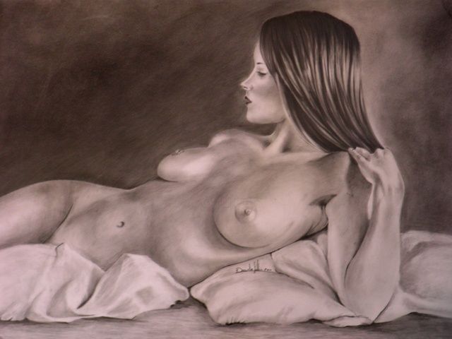 Tekening getiteld "sensualità" door Flowerangelblue, Origineel Kunstwerk, Anders