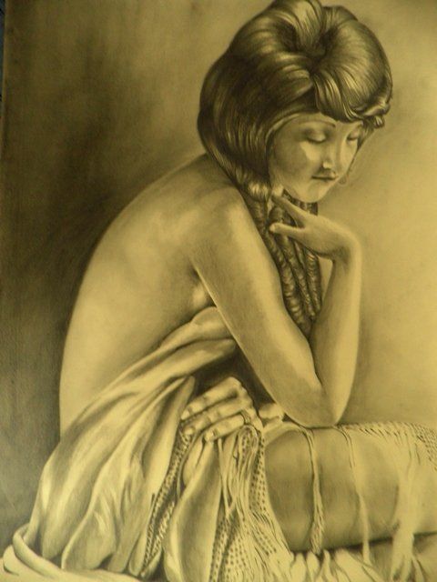 Drawing titled "senza titolo" by Flowerangelblue, Original Artwork, Other