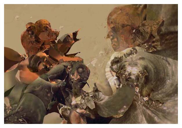 Digitale Kunst getiteld "Anger" door Semih Oktay, Origineel Kunstwerk