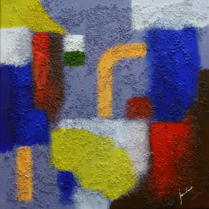 Pintura titulada "Senza titolo I°" por Claudio Semino, Obra de arte original, Oleo Montado en Bastidor de camilla de madera