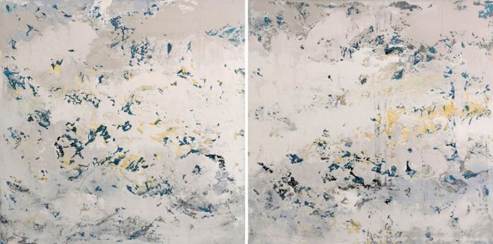 Pittura intitolato "Abstract 2165" da Alex Senchenko, Opera d'arte originale, Acrilico Montato su Barella di tela