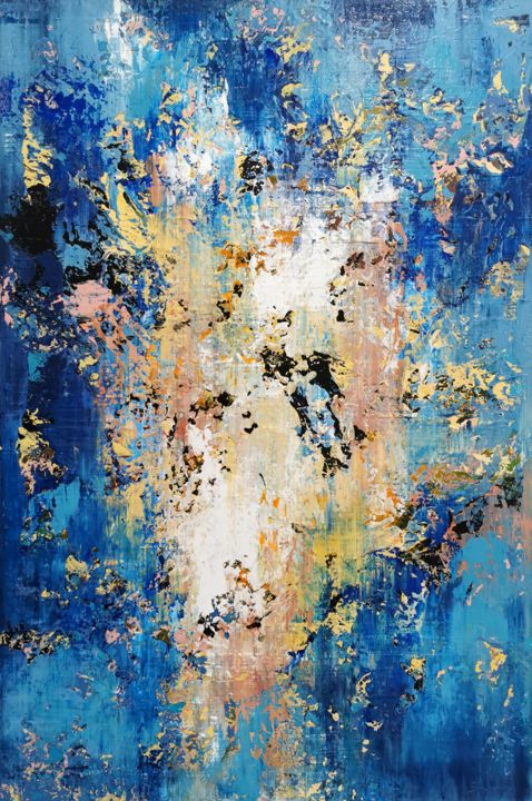 Pittura intitolato "Abstract 2169" da Alex Senchenko, Opera d'arte originale, Acrilico Montato su Barella di tela