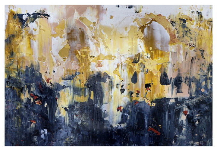 Pittura intitolato "Abstract P 2306" da Alex Senchenko, Opera d'arte originale, Acrilico