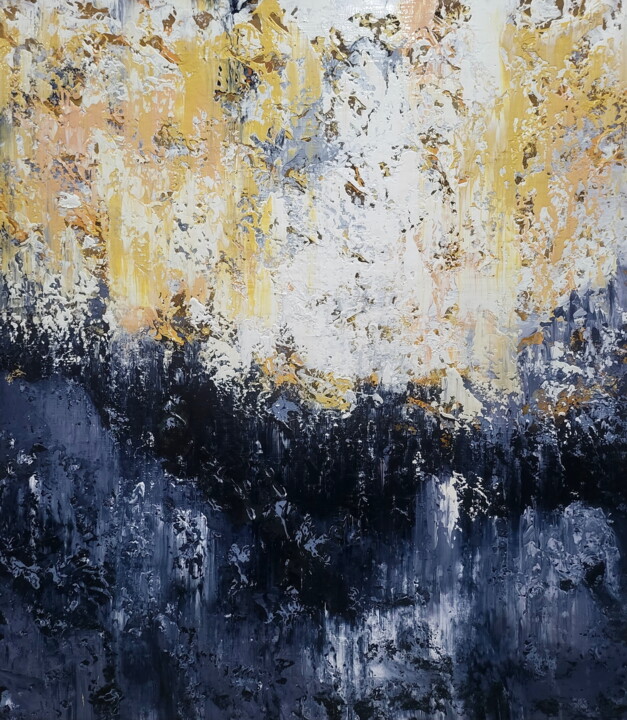 Ζωγραφική με τίτλο "Abstract R 2416" από Alex Senchenko, Αυθεντικά έργα τέχνης, Ακρυλικό