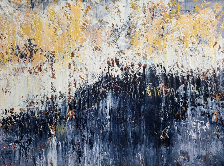 Pittura intitolato "Abstract R 2417" da Alex Senchenko, Opera d'arte originale, Acrilico