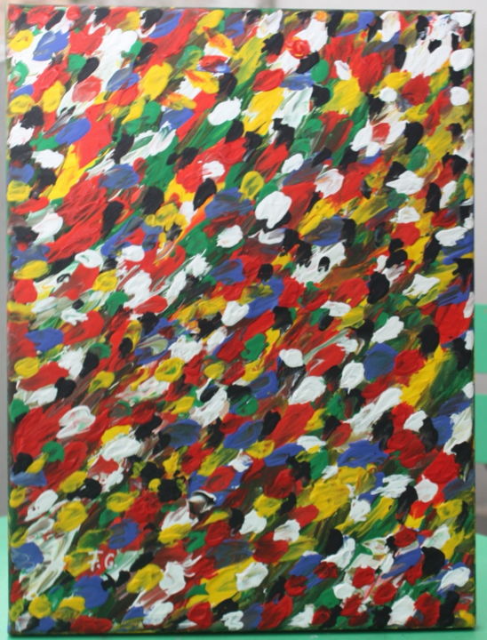 Painting titled "Couleurs et émotions" by Senes Florentina, Original Artwork