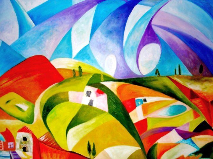 Pittura intitolato "26922-1020874698351…" da Sergio Cosentino, Opera d'arte originale,