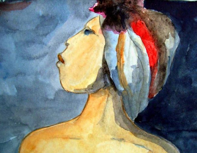 Peinture intitulée "LA GUYANNAISE" par Serdec, Œuvre d'art originale,