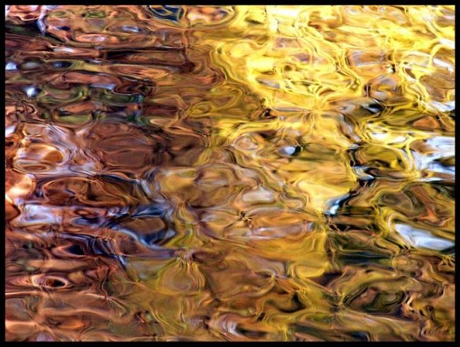 Peinture intitulée "reflet d' eau 24" par Serein, Œuvre d'art originale, Huile