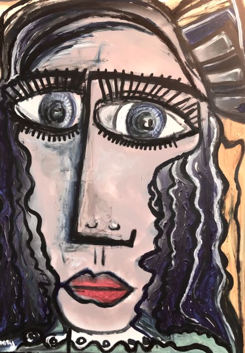 Pintura titulada "Manuela" por Serge Berry, Obra de arte original, Acrílico