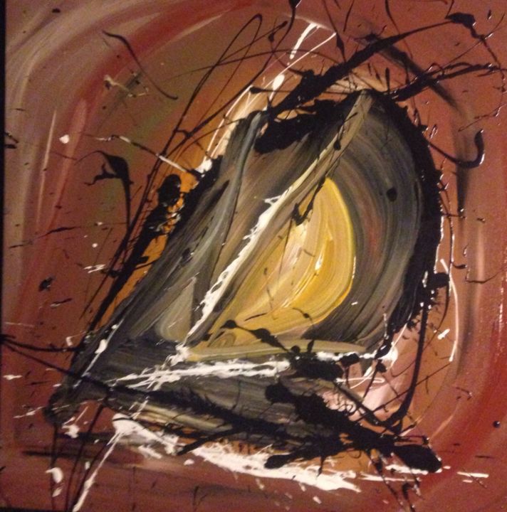 Painting titled "Abstraction 27" by Serge Berry, Original Artwork